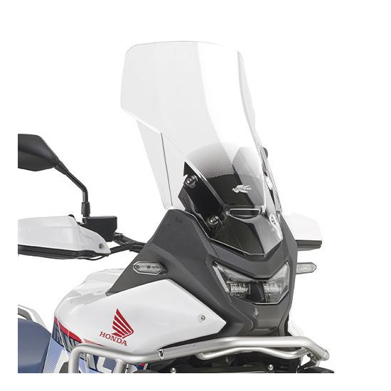 KAPPA 2026/01 PRIEKINIS STIKLAS HONDA XL 750 TRANSALP '25- (AUKŠTIS 56 CM X PLOČIS 38,5 CM) SKAIDRUS (16 CM AUKŠTESNIS U