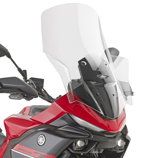 KAPPA 2026/01 WINDSCREEN YAMAHA TRACER 7 '25- (64.5 CM X 49 CM) CLEAR (25.5 CM HIGHER THAN ORIGINAL)