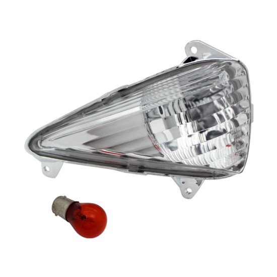 NACHMAN turn signal HONDA CBF 600S 04-09, CB 1000, XL 1000N right front, white glass (MC-01902R-1) (9923N)