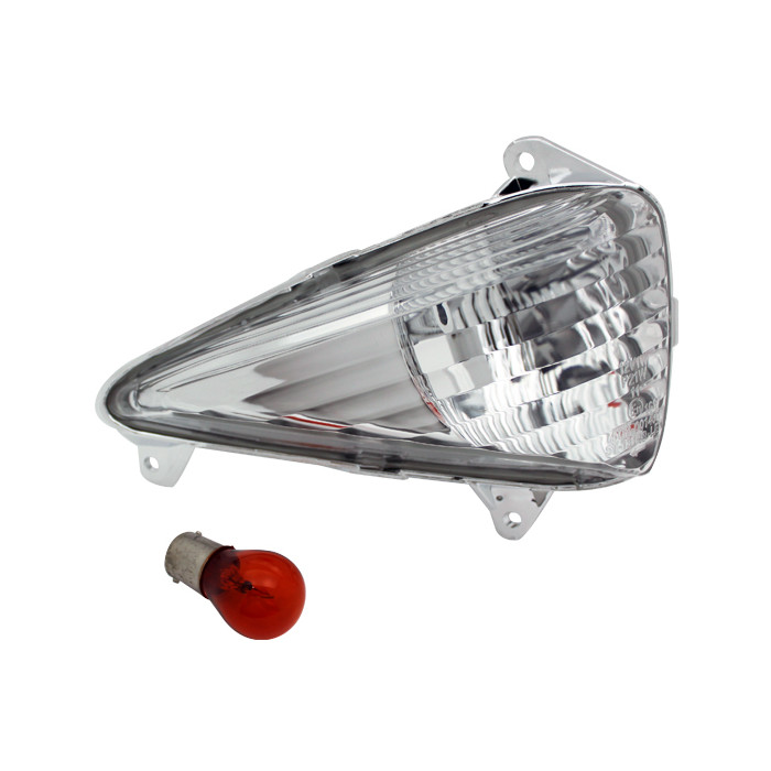 NACHMAN turn signal HONDA CBF 600S 04-09, CB 1000, XL 1000N right front, white glass (MC-01902R-1) (9923N)