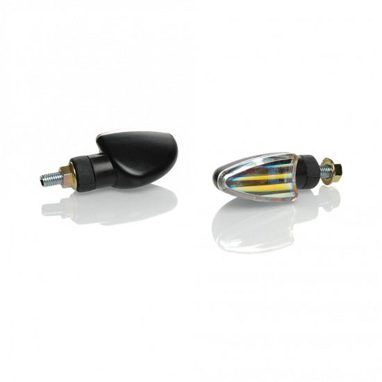 BOOSTER turn signal with small bulb MINI M-3 white with additional shade color black (BOOST)