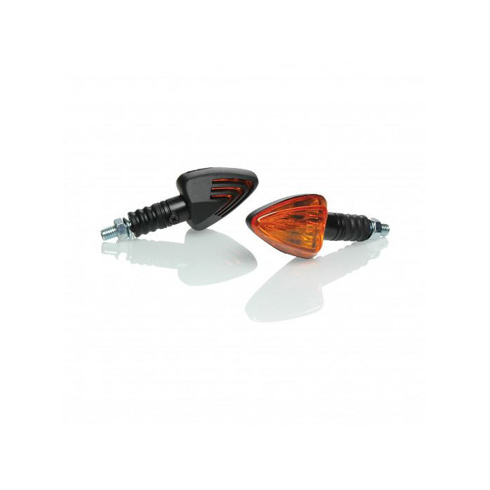 BOOSTER turn signal with small light triangle orange with additional shade color black (BOOST)