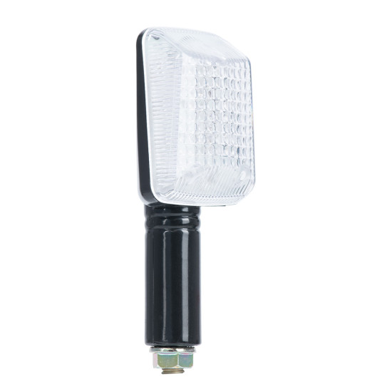 OXFORD corner LED rectangular - pair, color black, glass white, short mounting (9 powerful LEDs, included in the set)