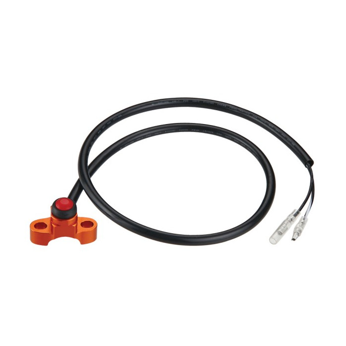 ACCEL universal fire extinguishing button, aluminum, orange color