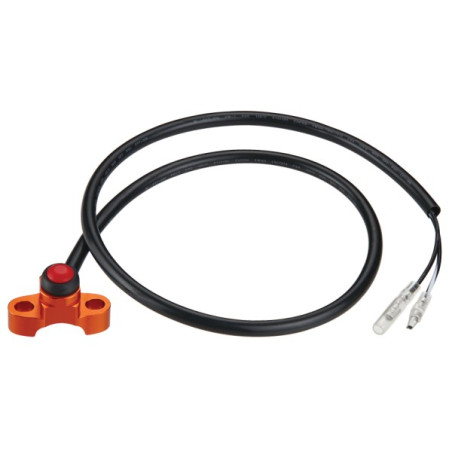 ACCEL universal fire extinguishing button, aluminum, orange color