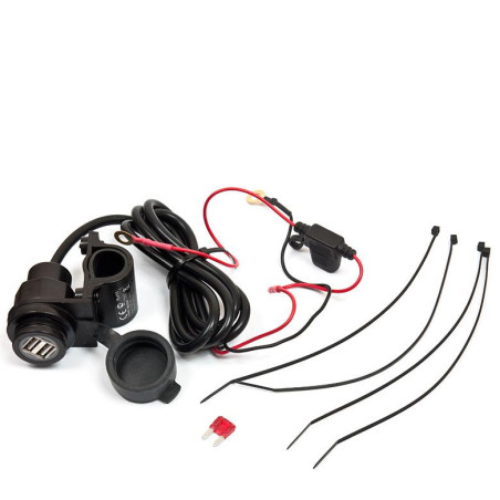 BIKETEC USB charging connectors with voltmeter - MUS38