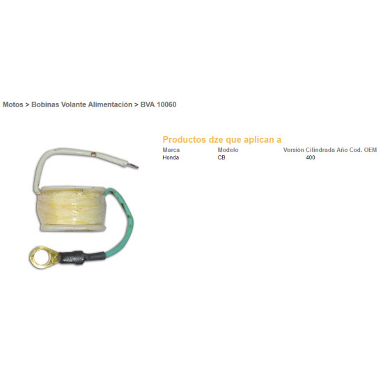 DZE coil HONDA CB 400