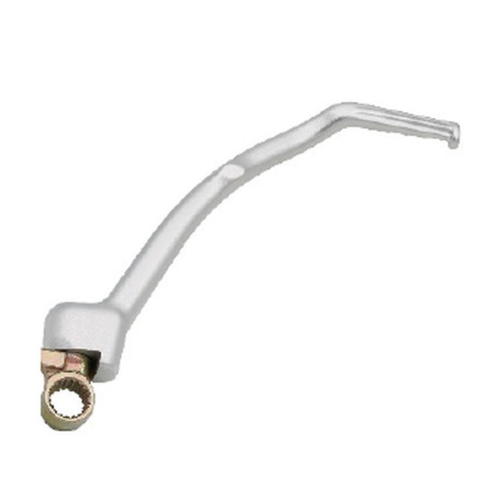 PSYCHIC STARTER LEVER (KOPKA / KICKSTARTER) HONDA CRF 450 X '06-'17 (OEM: 28300-MEY-305 28300-MEY-A00) (ALUMINUM) SILVER
