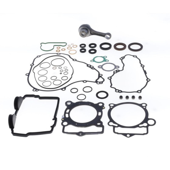ATHENA CONNECTING ROD WITH ENGINE GASKET SET KTM SX-F 250 '16-'22, XC-F 250 '19-'22, GAS GAS EX / MC 250 F '21-'23, HUSQ