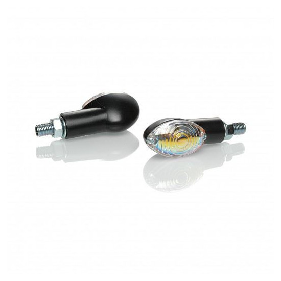 BOOSTER turn signal with small white bulb with additional shade in black (BOOST)