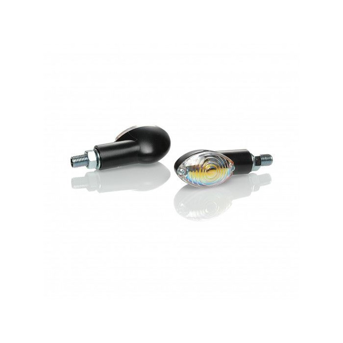 BOOSTER turn signal with small white bulb with additional shade in black (BOOST)