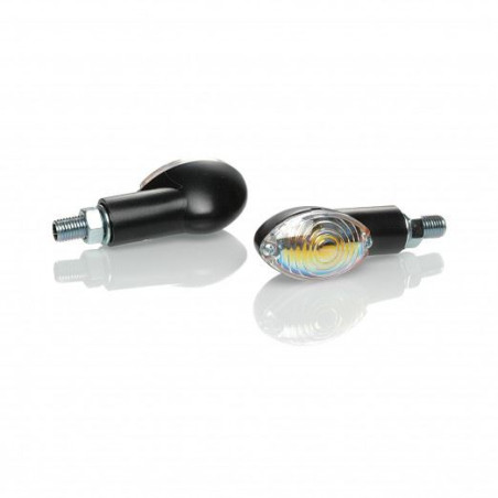 BOOSTER turn signal with small white bulb with additional shade in black (BOOST)