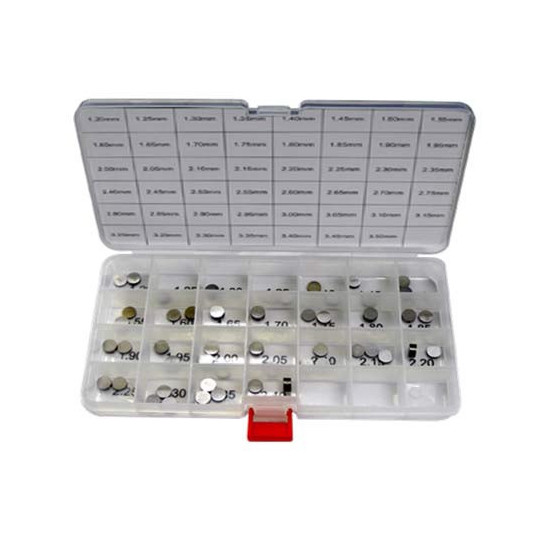 PSICHINIŲ VOŽTUVŲ PLOKŠTELIŲ RINKINYS 7,48 NUO 1,20 IKI 3,50 KAS 0,05 MM PO 3 VNT. (IŠ VISO 141 VNT.) (HCSHIM01)
