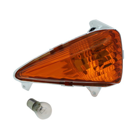 NACHMAN turn signal HONDA CBF 600/1000 04-09, XL1000V 03-09 left front, orange, glass (MC-01902L) (13757N)