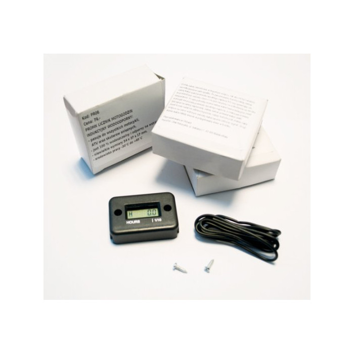 PROMX motorcycle hour meter (waterproof) PR06 (EL)