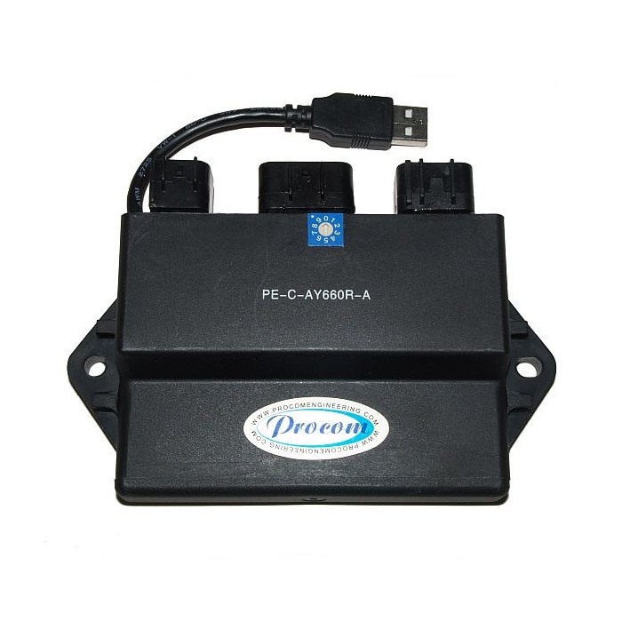 ELECTROSPORT (PROCOM) CDI (ignition module) YAMAHA RHINO 660 (04-07), RHINO 450 (06-10) programmable. USB connection