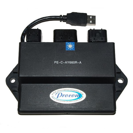 ELECTROSPORT (PROCOM) CDI (ignition module) YAMAHA RHINO 660 (04-07), RHINO 450 (06-10) programmable. USB connection