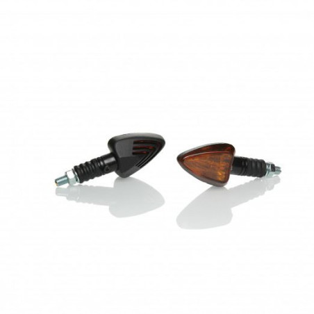 BOOSTER turn signal light long triangle dark orange with additional shade color black (BOOST)