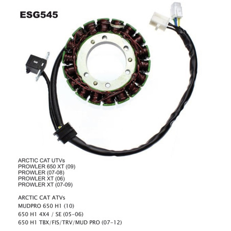 ELECTROSPORT apvijos ARCTIC CAT 650 H1 (06-) (0802-037)