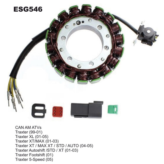 ELECTROSPORT windings CAM AM TRAXTER 500 (99-05) (420296321)