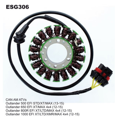 ELECTROSPORT apvijos CAN-AM OUTLANDER 500 (13-15), 650 (12-15), 800/850 (12-16), 1000 (12-16), RENEGADE 800 (12-13), 1000 (12-1