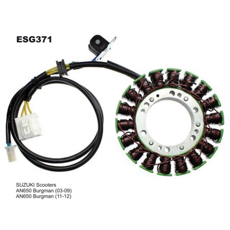 ELECTROSPORT apvijos SUZUKI AN 650 BURGMAN (03-12) (holo daviklis)