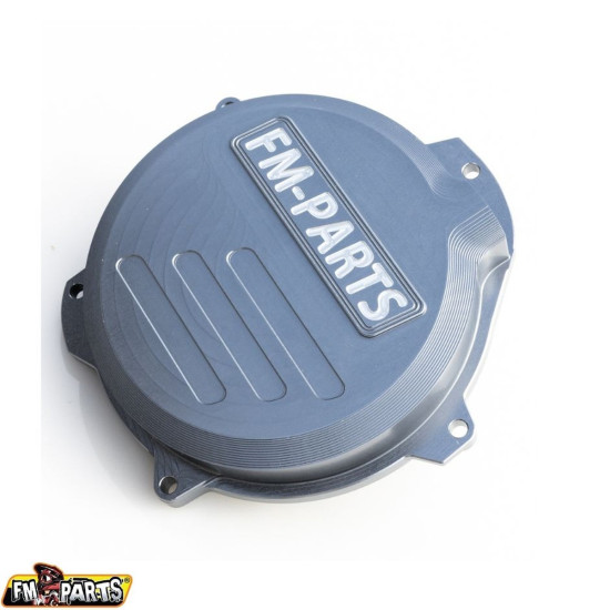 FM-PARTS CLUTCH COVER (COVER) REINFORCED CNC 6082 ALUMINUM KTM / HUSQVARNA / GAS GAS 250 / 300 '24-'26 TBI COLOR SILVER 