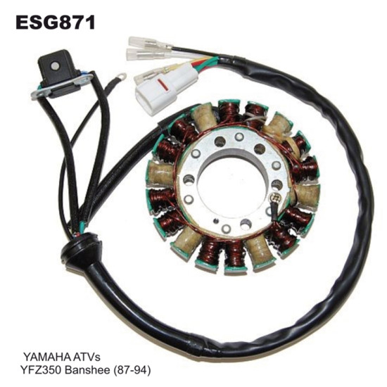 ELECTROSPORT windings YAMAHA YFZ 350 BANSHEE (87-94) (Hall sensor)