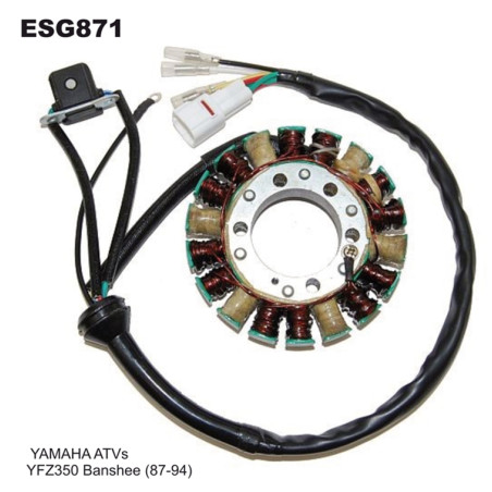 ELECTROSPORT apvijos YAMAHA YFZ 350 BANSHEE (87-94) ( holo daviklis)