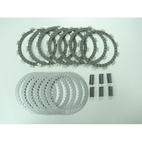 PSYCHIC CLUTCH DISCS, SPACERS AND SPRINGS (SET) SUZUKI DR 250 90-95, DR 350 90-99 (EBS3399) (EBS034)