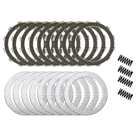 PSYCHIC CLUTCH DISCS, SPACERS AND SPRINGS (SET) KTM EXC 400 / 450 / 530 09-11,EXCR 450 08-10, EXCR 530 08 (EBS5648) (EBS