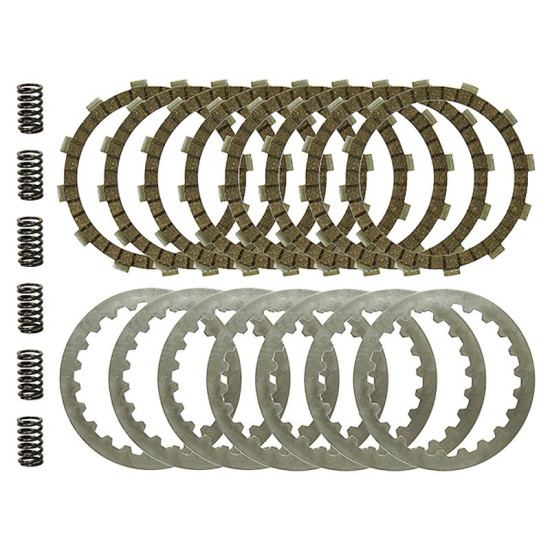 PSYCHIC CLUTCH DISCS, SPACERS AND SPRINGS (SET) KTM 400 LC4 98-01, 620 DUKE, ADVENTURE '97, 620 LC4 97-98 (EBS5631) (EBS