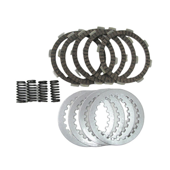 PSYCHIC CLUTCH DISCS, SPACERS AND SPRINGS (SET) HONDA XR 200 '80-'84, XR 200 R '81-'83, '86-'02 (DRC91)