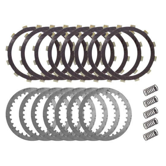 PSYCHIC CLUTCH DISCS, SPACERS AND SPRINGS (SET) KAWASAKI KLR 650 '96-'11 (DRC168)