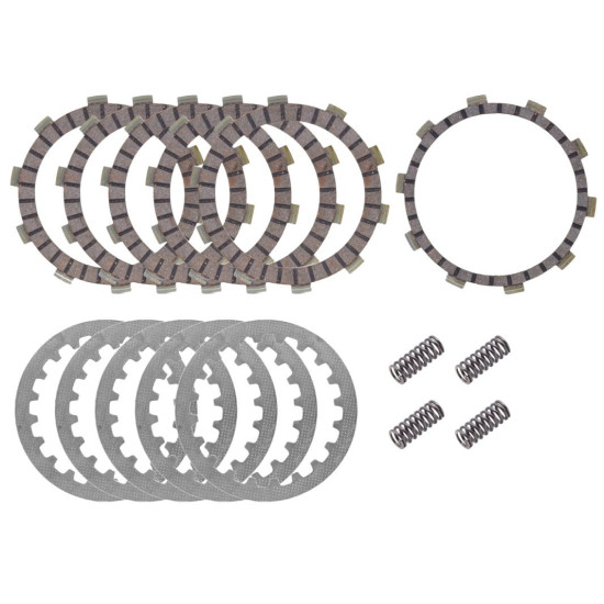 PSYCHIC CLUTCH DISCS, SPACERS AND SPRINGS (SET) YAMAHA TT 225 '86-'87, TT-R 225 '99-'04, XT 225 '92-'07, TT-R 230 '05-'2