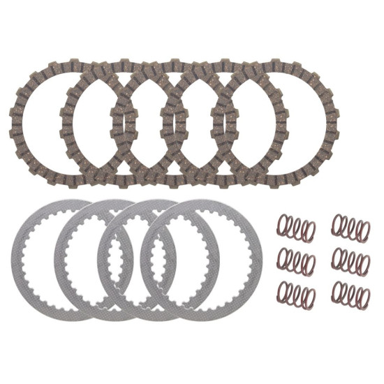 PSYCHIC CLUTCH PLATES WITH SPACERS AND SPRINGS (SET) HONDA GROM 125 '22-'24, Z 125 MONKEY '22-'24 (OEM: 22201-KPH-900, 2