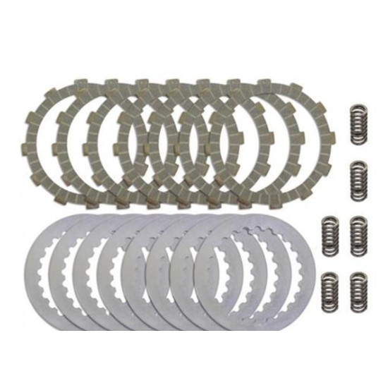 PSYCHIC CLUTCH DISCS, SPACERS AND SPRINGS (RACING KIT) KAWASAKI KX 250 '92-'07