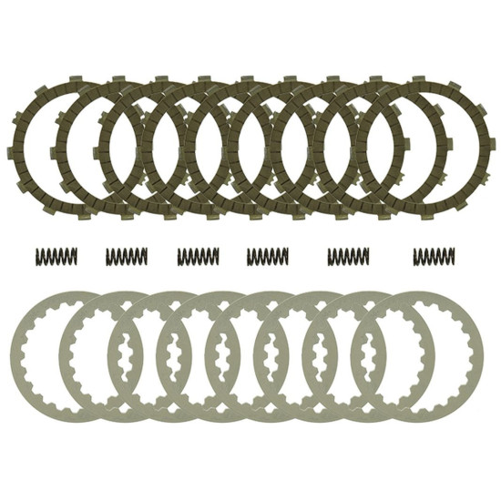 PSYCHIC RACING CLUTCH DISCS, SPACERS SPRINGS (SET) KTM EGS 250 '94-'99, EXC 250 '94-'05, MXC 250 '98-'99, SX 250 '94-'12