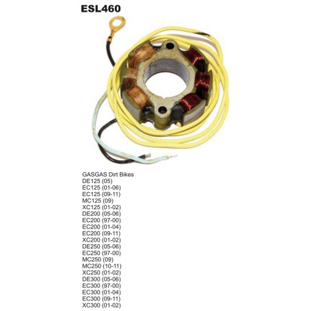 ELECTROSPORT windings (with lights) GAS GAS 125/200/250/300 97-11
