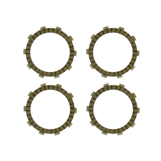 PSYCHIC CLUTCH PLATES YAMAHA SR 125 '89-'03, XT 125 (5EK) '99-'02, (4 PLATES) (F1850) (EBS2256)