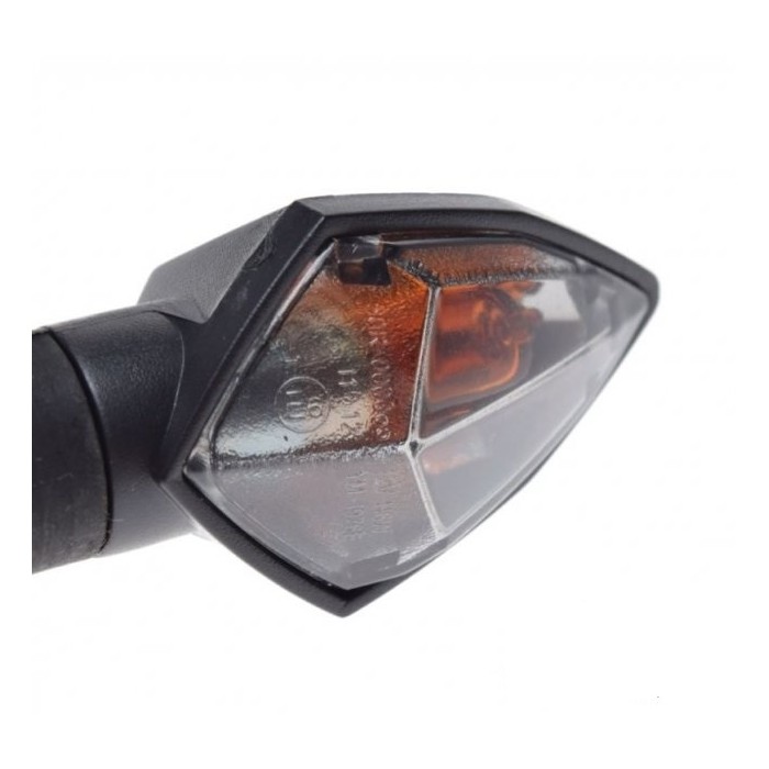 Universal turn, black, with tinted glass