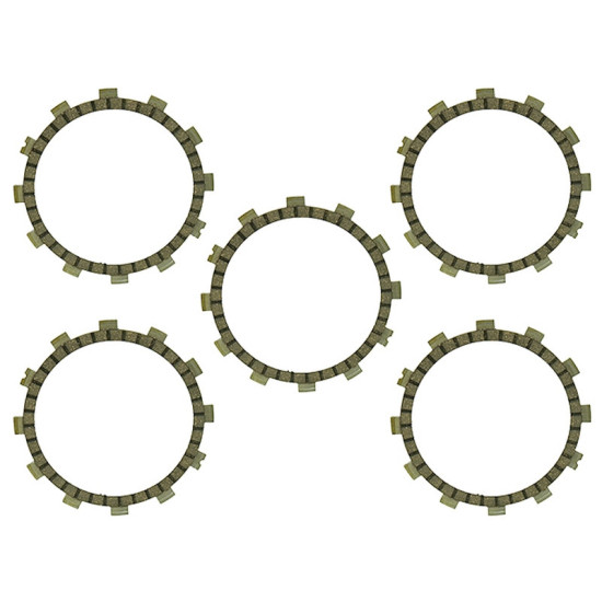 PSYCHIC CLUTCH DISCS YAMAHA SR 250`94-00 (5 DISCS) (EBS2261)