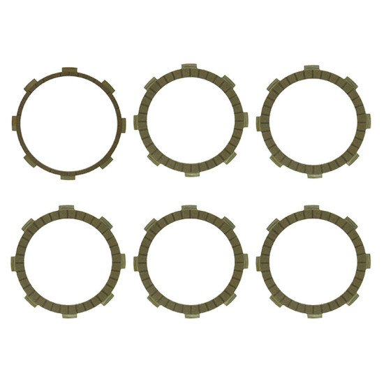 PSYCHIC CLUTCH PLATES RACING KAWASAKI KMX 125 '87-'03 (F1761) (EBS4486R)
