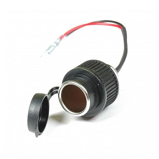 BOOSTER charging socket 12V color black (BOOST)