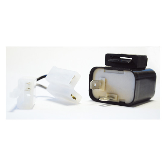 CL turn signal relay 12V 1-100W LED Y-012 (2 contacts + transitions)
