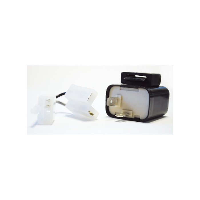 CL turn signal relay 12V 1-100W LED Y-012 (2 contacts + transitions)