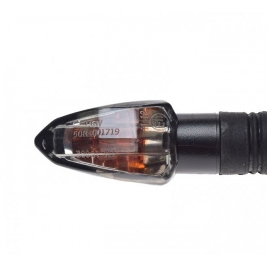 Universal turn, black, with tinted glass