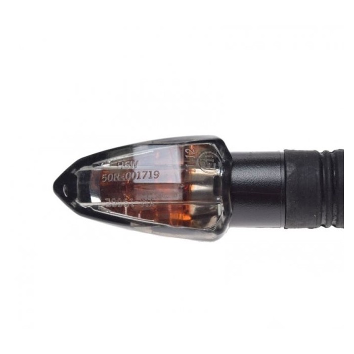 Universal turn, black, with tinted glass
