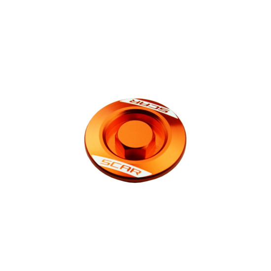 SCAR RACING ALYVOS UŽPILDYMO DANGTELIS KTM 50-450 SX / SXF '06-'25, 125-500 EXC / EXCF / TPI '06-'25 ORANŽINIS