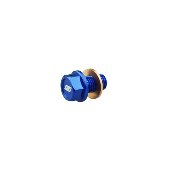 SCAR RACING OIL DRAIN PLUG WITH MAGNET KTM SX / SXF / EXCF, HUSQVARNA TC / TX / FE / FX, GAS GAS MC / EC / EX COLOR BLUE